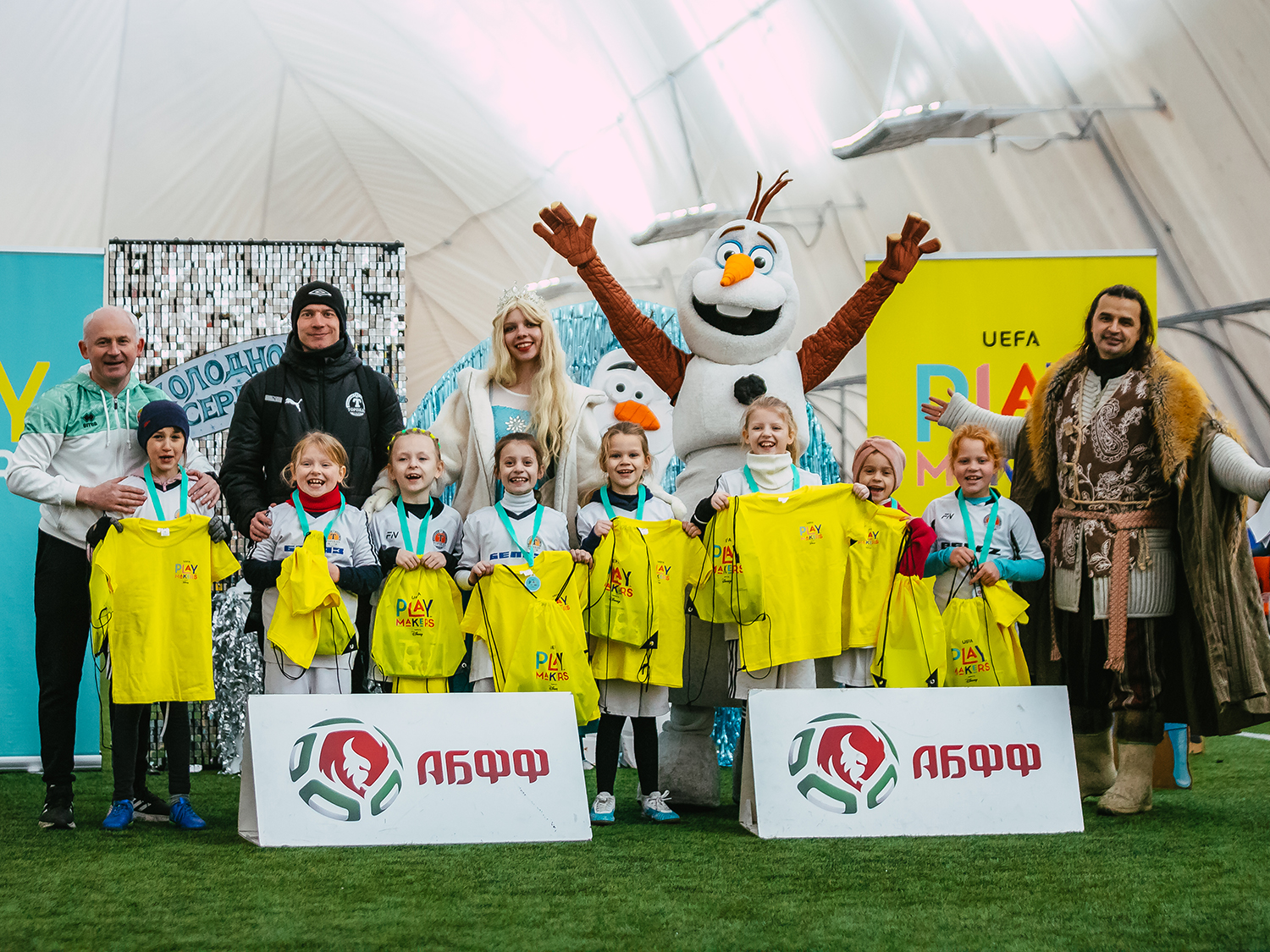Наши на UEFA PLAYMAKERS
